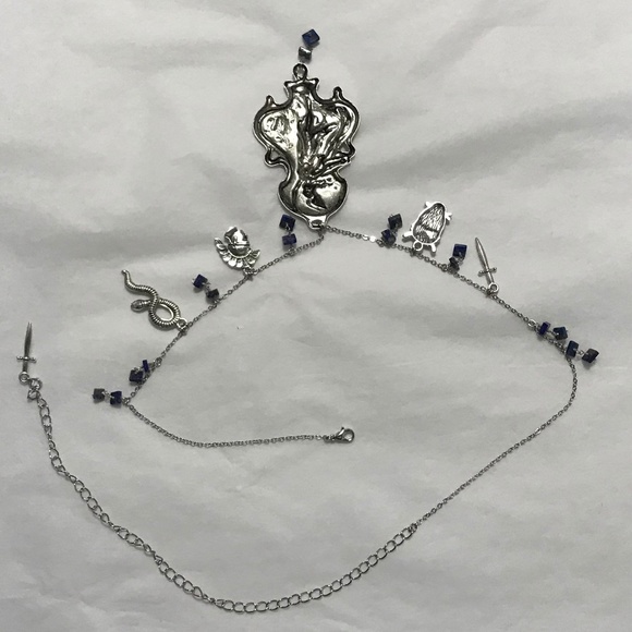 Athena Minerva Greek Roman Goddess Wisdom & War Handmade Necklace, Lapis Lazuli - Picture 12 of 15